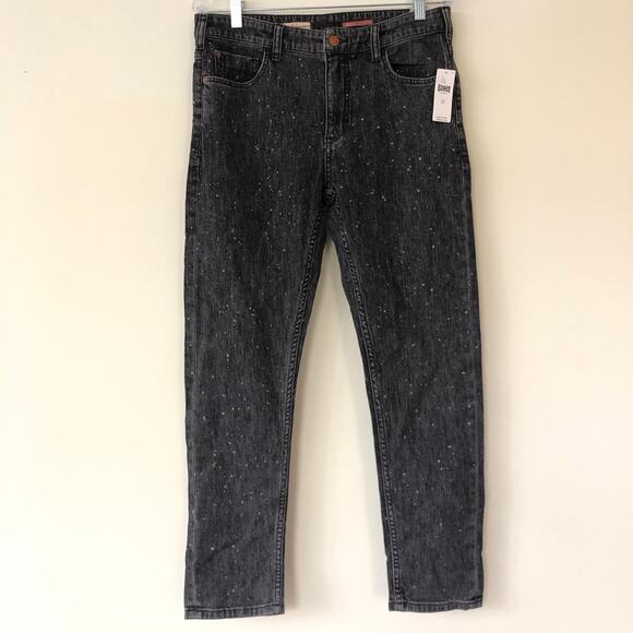 Anthropologie X Pilcro The Heritage Boyfriend Jeans Black Size 31NWT